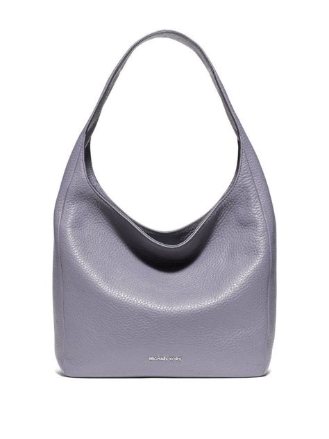 michael kors lena large leather lilac purple hobo shoulder bag|Laney Large Signature Logo Hobo Shoulder Bag .